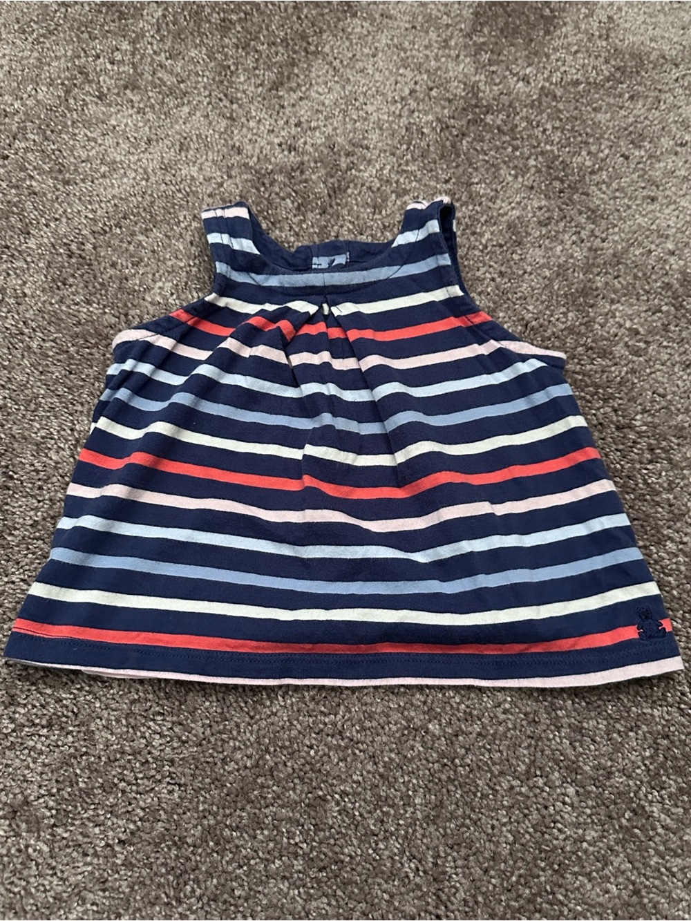 GAP Navy, White & Red Striped Sleeveless Tank